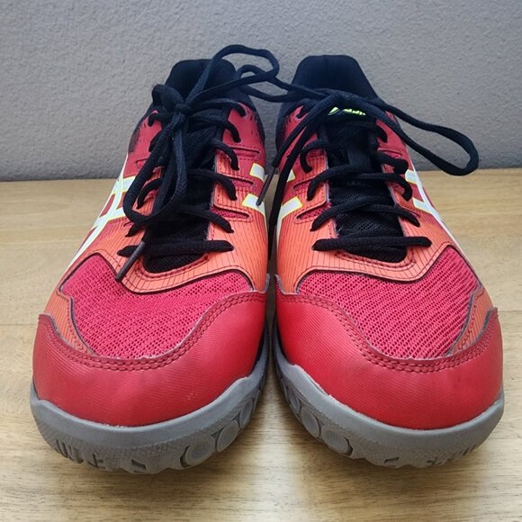Asics GEL Rocket Mens Red Black Volleyball Court Shoes 1071A030 Size 9 42.5 - Picture 7 of 11